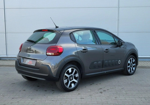 Citroen C3 cena 43700 przebieg: 35000, rok produkcji 2018 z Zagórów małe 781